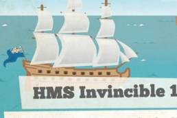 HMS Invincible animation