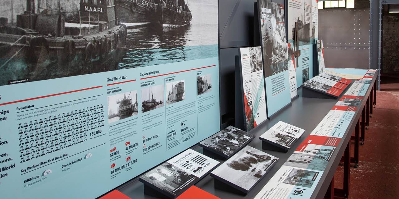 Scapa Flow museum interpretation display